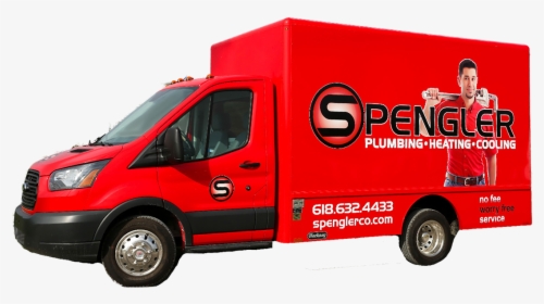 Spengler Plumbing Hvac & Remodeling Box Truck - Compact Van, HD Png Download, Transparent PNG