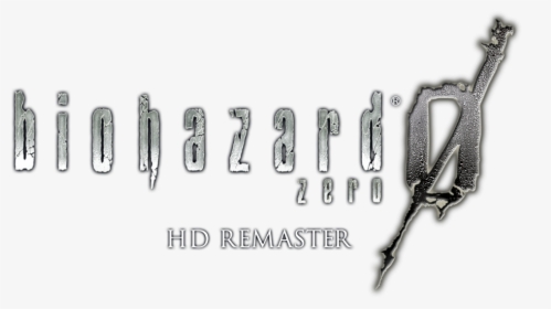 Transparent Biohazard Png - Resident Evil 0 Hd Remaster Logo, Png Download, Transparent PNG