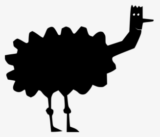 Ostrich Clipart Silhouette , Transparent Cartoons - Clip Art, HD Png Download, Transparent PNG