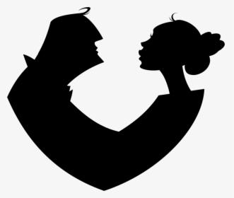 Silhouette Love Wedding Romance - Portable Network Graphics, HD Png Download, Transparent PNG