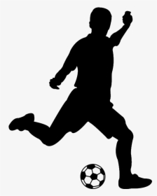Sport Football Player Silhouette - Silhouette Football Player Png, Transparent Png, Transparent PNG