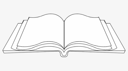 Png Open Book Black - Open Book White Png, Transparent Png, Transparent PNG