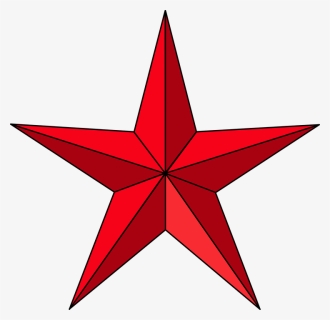 Red Star Svg Clip Arts - Red Star, HD Png Download, Transparent PNG