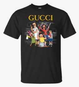 Gucci Bob S Burgers Unisex T Shirt, Tank, Long Sleeve, - Gucci Logo Shirt, HD Png Download, Transparent PNG