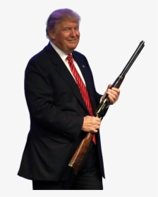 Donald Trump Gun Png, Transparent Png, Transparent PNG