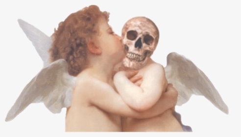 #cherub #heavenly #skull #angelic #angel #aesthetic - Angelic Cherub Aesthetic, HD Png Download, Transparent PNG