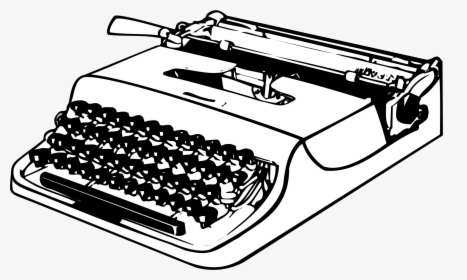 Typewriter Clipart Svg, HD Png Download, Transparent PNG