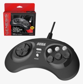 Sega Genesis Mini 6 Button Controller, HD Png Download, Transparent PNG