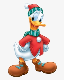 Winter Donald 2 More - Pato Donald Disney Navidad, HD Png Download, Transparent PNG