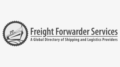 Freight Forwarder Services Logo - Monochrome, HD Png Download, Transparent PNG
