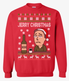 Rick And Morty Jerry Christmas Sweater, HD Png Download, Transparent PNG