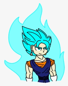 Super Vegito Blue - Cartoon, HD Png Download, Transparent PNG