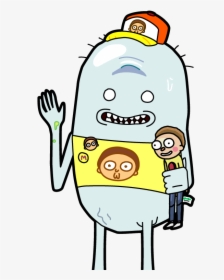 Rick And Morty Jelly Bean Png Clipart , Png Download - Bean From Rick And Morty, Transparent Png, Transparent PNG