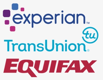 Logos For Experian, Equifax, And Transunion - Big Three Credit Bureaus, HD Png Download, Transparent PNG
