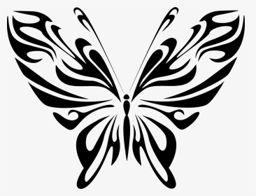Resumen, Animales, Negro, Mariposa, Mosca, Insectos - Butterfly Images Line Art, HD Png Download, Transparent PNG