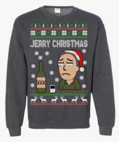 Rick And Morty Jerry Christmas Sweater - Vampire Diaries Cast Shirt, HD Png Download, Transparent PNG