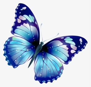 Фотки Mariposas Png, Mariposas Grandes, Dibujos De - Blue Butterfly Clip Art, Transparent Png, Transparent PNG