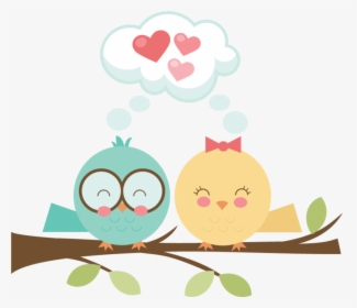 Cute Bird Clipart - Cute Love Bird Clipart, HD Png Download, Transparent PNG