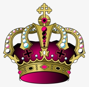 Coroa, Rei, Real, Príncipe, História, Tiara, Princesa - Purple And Gold Crown Png, Transparent Png, Transparent PNG
