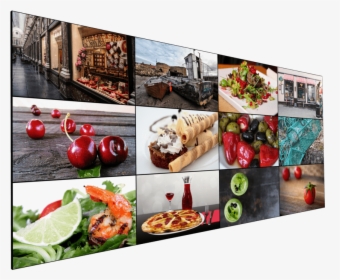 Daugiafunkciniai Video Wall - Retail Video Wall Food, HD Png Download, Transparent PNG