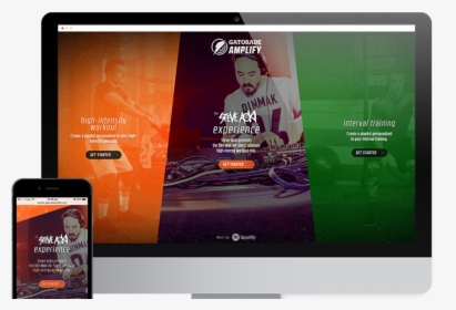 Hydric Media Brings Music Tech To Spotify And Gatorade - Smartphone, HD Png Download, Transparent PNG