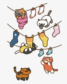 Neko Atsume Wallpapers In Game, HD Png Download, Transparent PNG