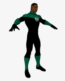 Green Lantern John Stewart Png - Plastic Man Dc Universe Online, Transparent Png, Transparent PNG