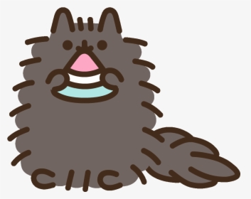 Pusheen Vector Sticker - Pip Stormy And Pusheen, HD Png Download, Transparent PNG
