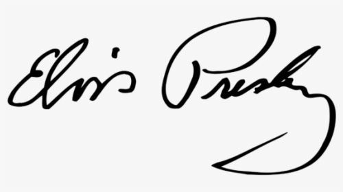 Elvis Presley Signature Png, Transparent Png, Transparent PNG