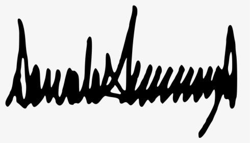 Donald Trump Signature Png - Donald Trump Signature, Transparent Png, Transparent PNG