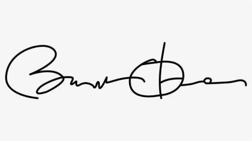 Barack Obama Signature Png - Obama Signature Vs Trump, Transparent Png, Transparent PNG