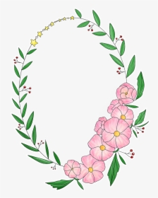 Wreath Corolla Flowers Free Picture - Ghirlande De Flori Desene, HD Png Download, Transparent PNG