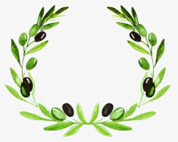 Olive Wreath Background Png, Transparent Png, Transparent PNG