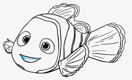 How To Draw Nemo - Nemo Black And White, HD Png Download, Transparent PNG