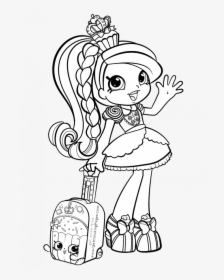 Shopkins Girls Coloring Pages, HD Png Download, Transparent PNG
