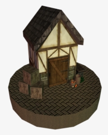Village House, House, 3d, Medieval, Architecture - Outhouse, HD Png Download, Transparent PNG