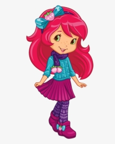 Doll Clipart Shoppie - Huckleberry Pie Strawberry Shortcake Cartoon, HD Png Download, Transparent PNG