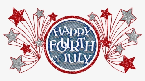 Happy Fourth Of July Glitter Banner - Free Happy Fourth Of July, HD Png Download, Transparent PNG
