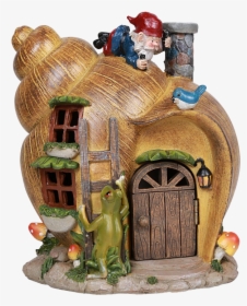 Snail Shell Gnome Home - House, HD Png Download, Transparent PNG