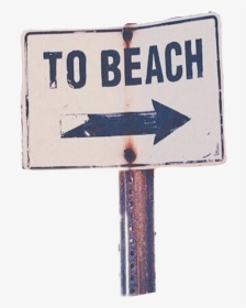 #beach #old #retro #vintage #sign #mooboard #niche - Png Beach, Transparent Png, Transparent PNG