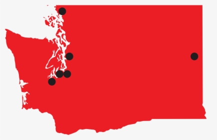Washington State Flag Map, HD Png Download, Transparent PNG