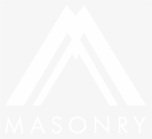 Masonry White Trans - Triangle, HD Png Download, Transparent PNG