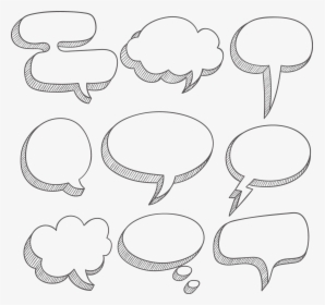 Box Simple Text Balloon Texture Speech Dialog Clipart - Text Box For Writing, HD Png Download, Transparent PNG