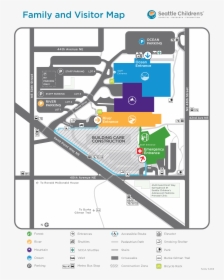 Seattle Children S Hospital Family And Visitor Map - Seattle Children's Hospital Wright Auditorium, HD Png Download, Transparent PNG