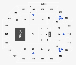 Mohegan Sun Arena Seating Chart, HD Png Download ...