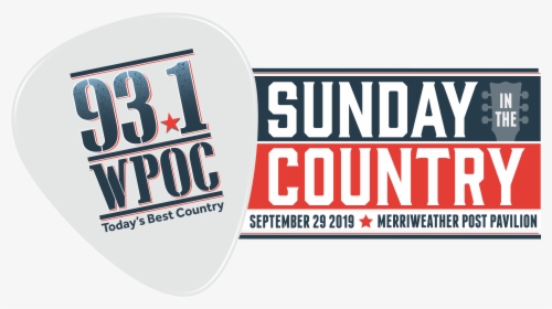 Wpoc Sunday In The Country - Wpoc, HD Png Download, Transparent PNG