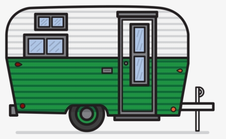 Caravan Campervans Clip Art - Camper Clipart, HD Png Download, Transparent PNG