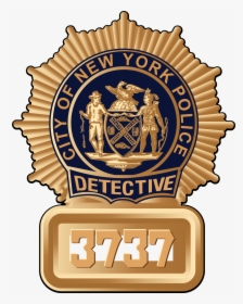 City Of New York Police Detective Badge, HD Png Download, Transparent PNG