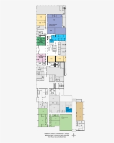 Be 1st Floor West - Seattle Central College Map, HD Png Download, Transparent PNG