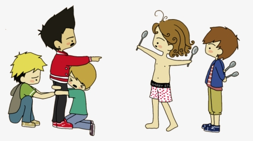 Caricaturas De One Direction Png - One Direction Cartoon Funny, Transparent Png, Transparent PNG